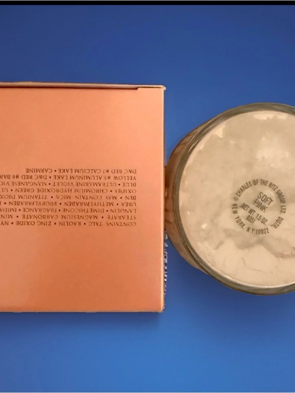 Charles of the Ritz Custom Blended Loose Face Powder - Pink Matte Sheer 1.5 oz